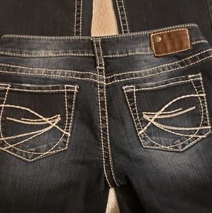 Silver AIKO womens bootcut jeans